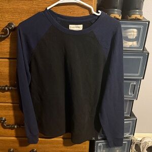 Lucky Brand Black and Navy Men's Shirt